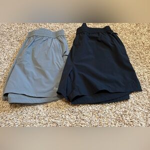 Baleaf Men's Athletic Shorts Black & Grey size XL 5in inseam